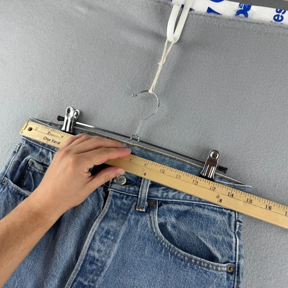 Vintage Levis Jeans Mens 32 (Fits 29x25 ) Blue‎ 80s 501 Straight Made in USA